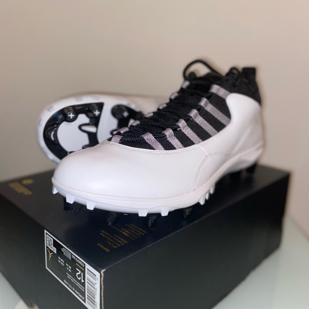 Air Jordan 10 Low TD CQ2072-100 Football Cleats